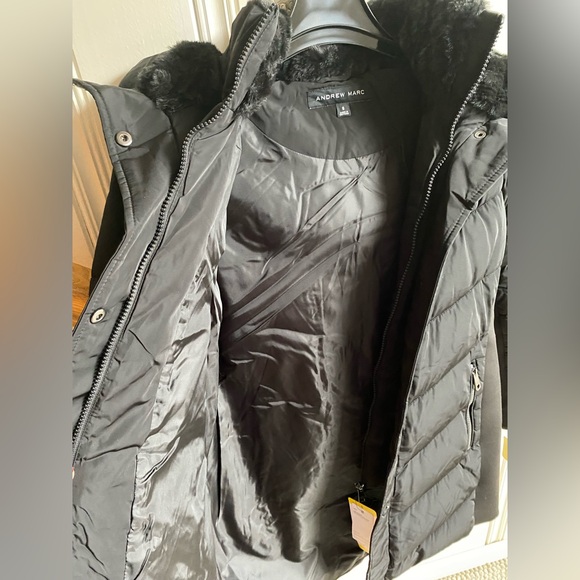 Andrew Marc Womens' Walker Jacket black size Small - Picture 10 of 16